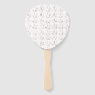 Vintage Botanical Illustration –Elegant Floral Art Hand Fan