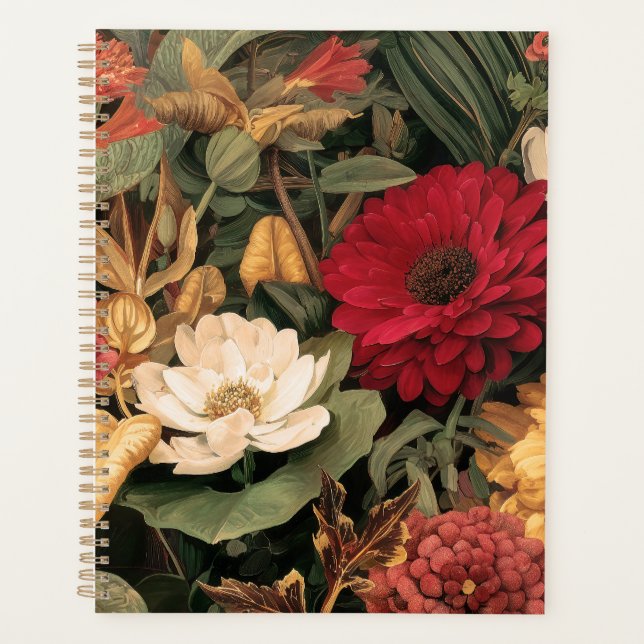 Vintage Botanical Illustration Planner (Front)
