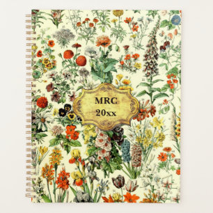 Vintage Botanical Illustration Planner