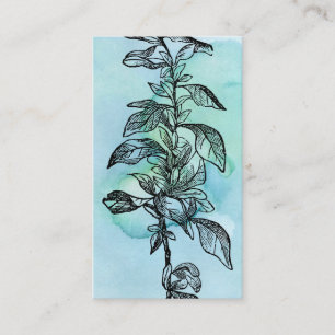 Vintage Botanical Journal or Note Card