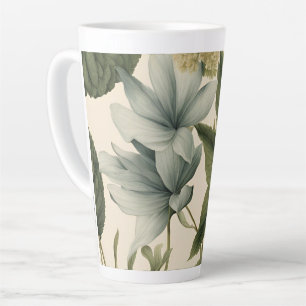 Vintage Botanical large Latte Mug