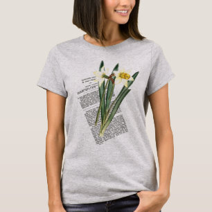 Vintage Botanical Narcissus T-Shirt