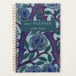 Vintage Botanical Pattern Illustration Planner