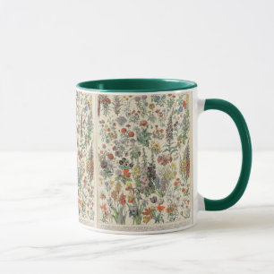 Vintage Botanical Pattern Mug