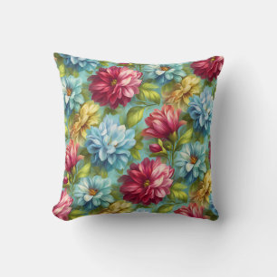 Vintage Botanical Romantic Chic Floral Stylish  Cushion
