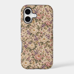 Vintage Botanical Rose Garden & Butterfly Pattern 