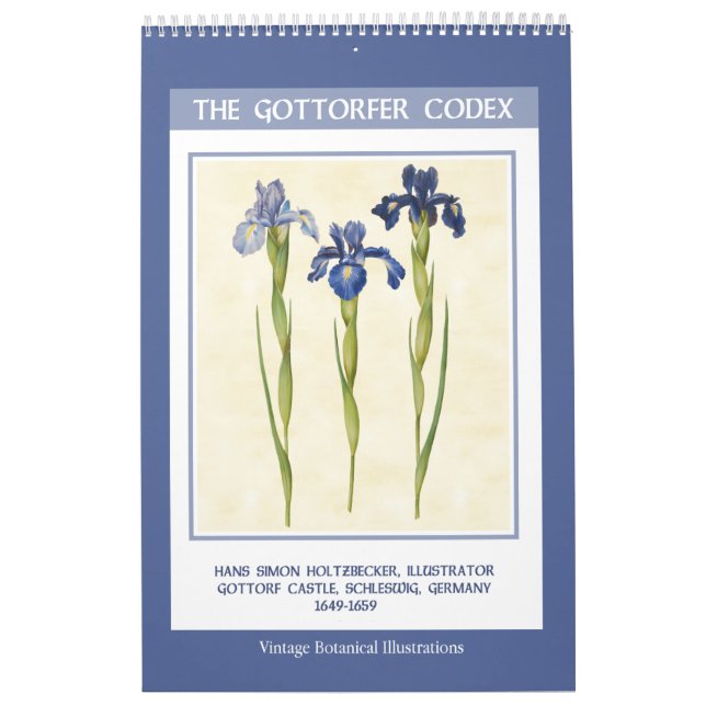Vintage Botanical  - The Gottorfer Codex 2026 Calendar (Cover)