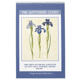 Vintage Botanical  - The Gottorfer Codex 2027 Calendar