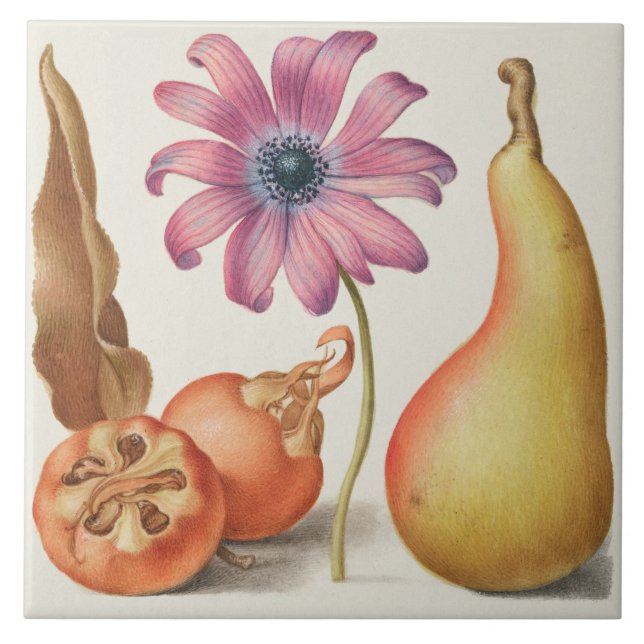 Vintage Botanical Tile (Front)