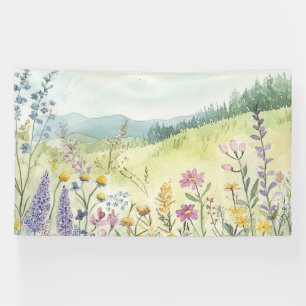 Vintage Botanical Wall Decor Banner
