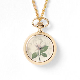Vintage Botanical Watercolors Magnolia W Watch
