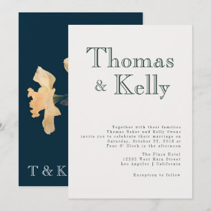 Vintage Botanical Wedding Suite Invitation