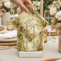 Vintage Botanical Wildflower Baby Shower