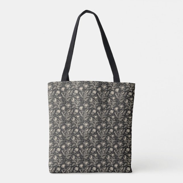 Vintage Botanicals Tote Bag (Back)