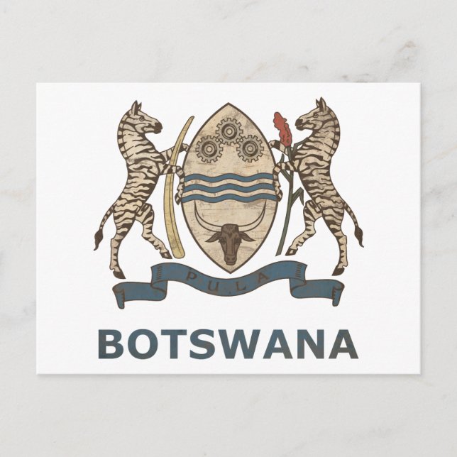 Vintage Botswana Postcard (Front)
