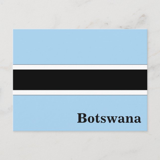 Vintage Botswana Travel Tourism Postcard (Front)