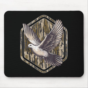 Vintage Bottomland Camo Dove Hunting Season Hunter Mouse Pad