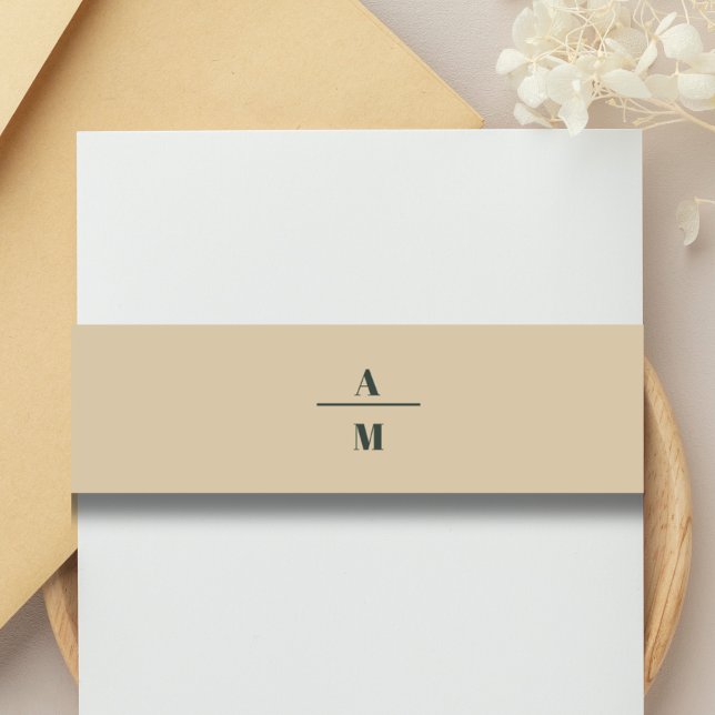 Vintage Bougainvillea  Art Nouveau Wedding Invitation Belly Band (Creator Uploaded)