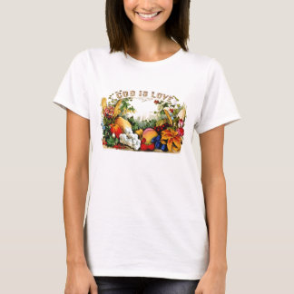 Vintage Bountiful Harvest God is Love 1874 T-Shirt