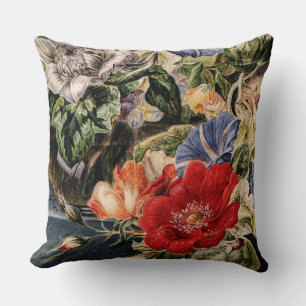 Vintage Bouquet of Flowers  Cushion