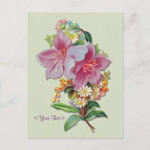 Vintage Bouquet Postcard