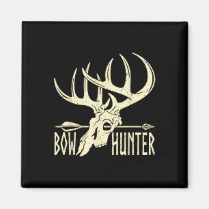 Vintage Bow Hunter American Deer Hunting Archery Magnet