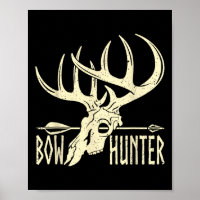 Vintage Bow Hunter American Deer Hunting Archery