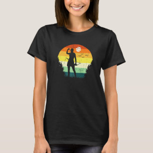 Vintage Bow Hunting Archery Female Archer T-Shirt
