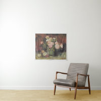 Vintage Bowl with Peonies and Roses van Gogh