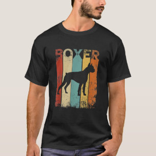 Vintage Boxer Dog  Boxer Lover Gift Dog Dad Mum  T-Shirt