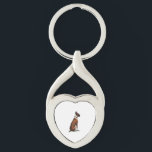 Vintage Boxer Dog From Behind Illustration Brown W Key Ring<br><div class="desc">Vintage Boxer Dog From Behind Illustration Brown White Pet Lover Design 2</div>