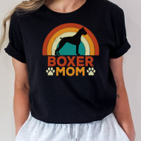 Vintage Boxer Dog Mum Sunset