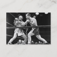 Vintage Boxing Business Cards