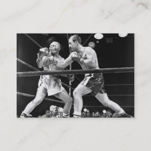 Vintage Boxing Business Cards