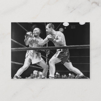 Vintage Boxing Business Cards