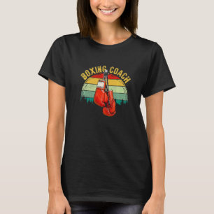 Vintage Boxing Coach Gloves Boxer Fighter Kickboxe T-Shirt