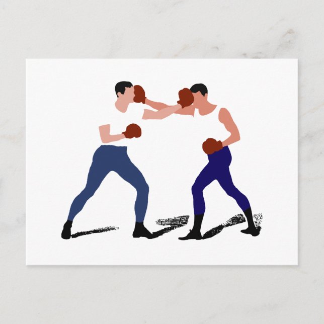 vintage boxing gifts postcard (Front)