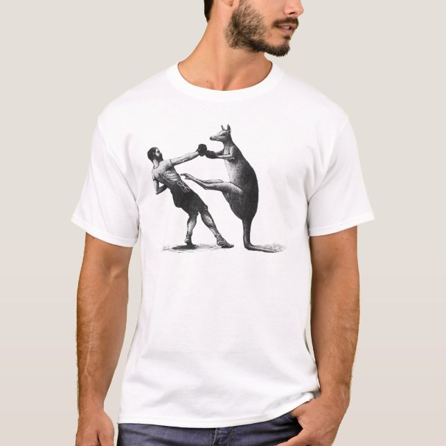 Vintage Boxing kangaroo T-Shirt (Front)