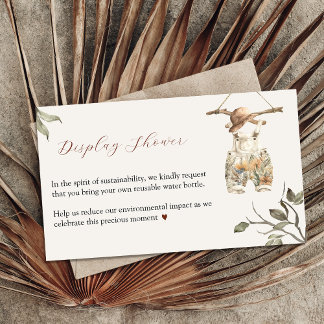 Vintage Boy Clothes Display Shower Enclosure Card