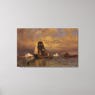 Vintage  Bradford Looking out of Battle Harbour Canvas Print