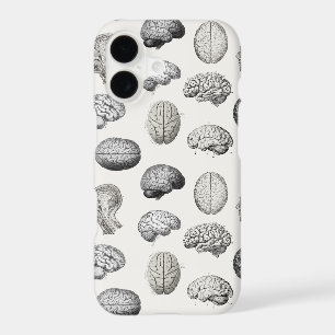 Vintage Brain Anatomy Biology Illustrations