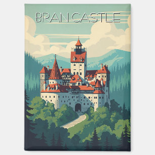 Vintage Bran Castle Romania Magnet