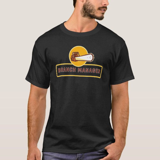 Vintage Branch Manager Lumberjack T-Shirt (Front)
