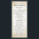 Vintage Branch - Wedding Program Programme<br><div class="desc">Easy to customise with your own text  Wedding Invitation  



 RSVP Card  



 Wedding Thank you Card  


com</div>