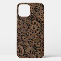 Vintage Brass Gears Top View