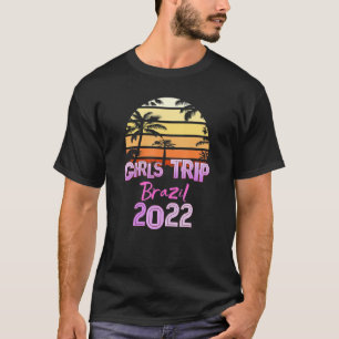 Vintage Brazil All Girls Trip 2022 Spring Break T-Shirt