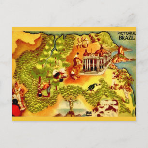 Vintage Brazil Postcard