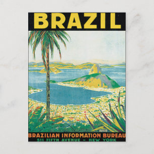 Vintage Brazil Postcard