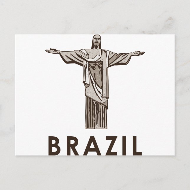 Vintage Brazil Postcard (Front)