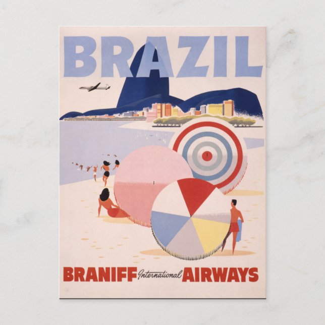 Vintage Brazil Postcard (Front)